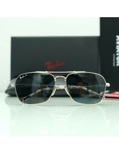 Ray Ban RB8136M 9165 Caravan Titanium Azul Plata Polarizado | Sunni... 2