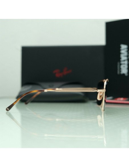 Ray Ban RB8136 913658 Caravan Titanium Negro G-15 Dorado | Sunnies.uno