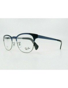 Ray Ban Oftalmico Rb6317 2863 Clubmaster Metal Azul Plata | Sunnies... 2