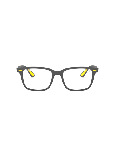 Ray Ban RB7144M F608 Oftalmico Square Scuderia Ferrari Amarillo Gri...