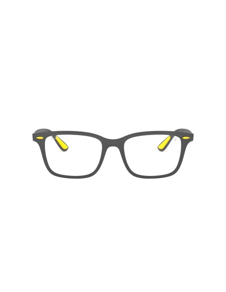 Ray Ban RB7144M F608 Oftalmico Square Scuderia Ferrari Amarillo Gri...