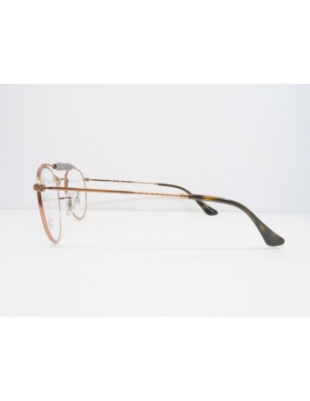 Ray Ban Oftalmico Rb3747v 2943 Round Double Bridge Cobre | Sunnies.uno