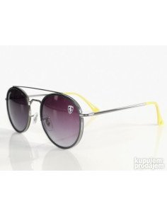 Ray Ban Rb3647 F030/71 Round Duble Bridge Scuderia Ferrari Gris degradado | Sunnies... 2