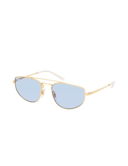 Ray Ban RB3668 001/Q2 Square Shape Azul Transparente Dorado | Sunnie...