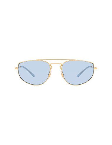 Ray Ban RB3668 001/Q2 Square Shape Azul Transparente Dorado | Sunnie...