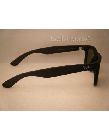 Ray Ban Rb4165 622/55 Justin Negro Mate Azul Espejo Original | Sunn...