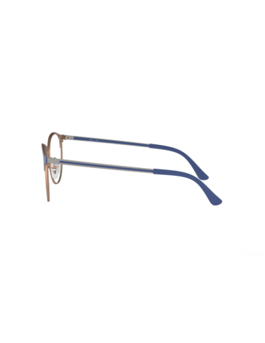 Ray Ban Oftalmico Rb6375v 3053 Round Metal Azul Dorado | Sunnies.uno