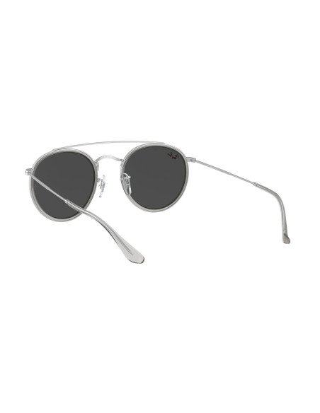 Ray Ban Rb3647n 921231 Round Double Bridge Negro Clasico | Sunnie...