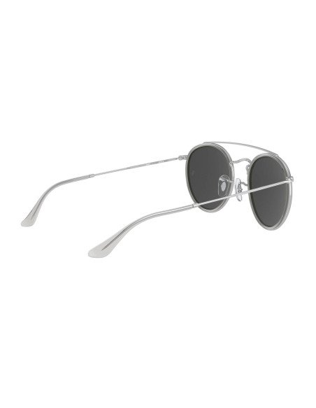 Ray Ban Rb3647n 921231 Round Double Bridge Negro Clasico | Sunnie...
