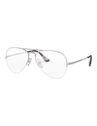 Ray Ban Oftalmico Rb6589 2501 Aviator Gaze Plateado Original | Sunn...