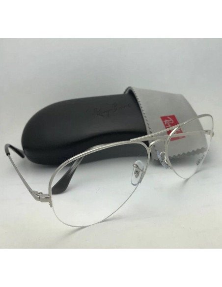 Ray Ban Oftalmico Rb6589 2501 Aviator Gaze Plateado Original | Sunn...