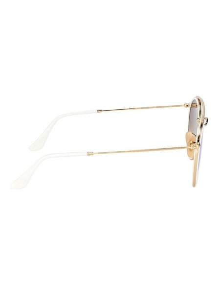 Ray Ban Rb3647n 001/4o Round Double Bridge Turquesa Dorado | Sunnie...