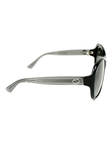 Gucci Gg0080s 002 Oval Oversized Negro Degradado Original