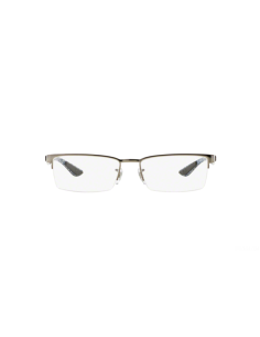 Ray Ban Oftalmico Rb8412 2502 Square Azul Fibra De Carbono 2