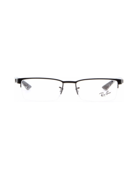 Ray Ban Oftalmico Rb8412 2509 Square Negro Fibra De Carbono