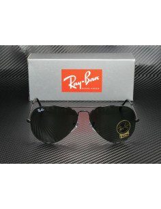 Ray Ban Rb3026 L2823 Aviator Negro G-15 Gota grande 2