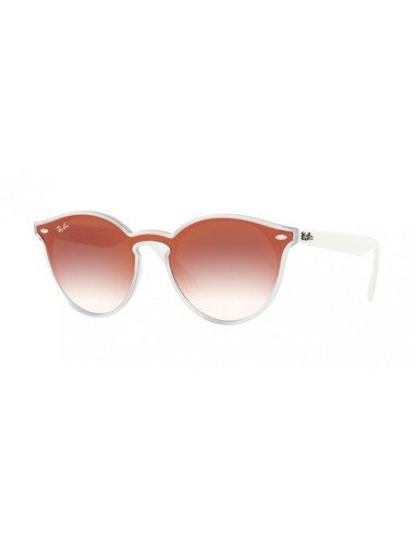 Ray Ban Rb4380n 6357V0 Blaze Round Rosa Degradado Blanco