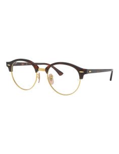 Ray Ban Oftalmico Rb4246v 2372 Clubround Optics Carey Dorado | Sunn...