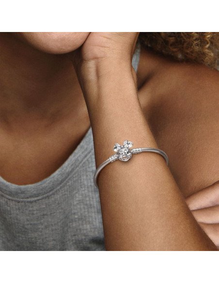 Brazalete Pandora Retrato De Minnie Reluciente De Disney 597770CZ