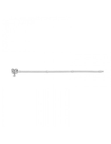 Brazalete Pandora Moments cadena de serpiente con broche mariposa 597929CZ