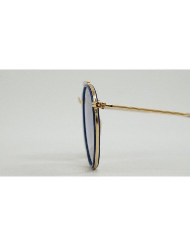 Ray Ban Rb3647n 001/9u Round Double Bridge Azul Espejo Dorad | Sunn...