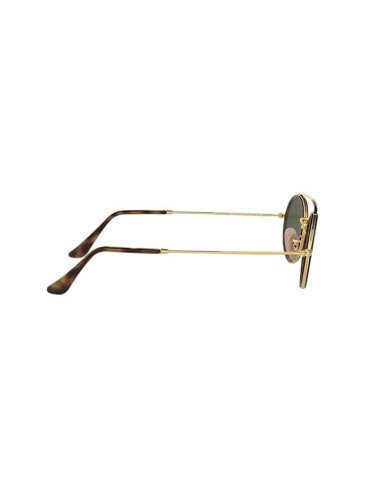 Ray Ban Rb3847n 912131 Oval Double Bridge Negro G15 Dorado | Sunnie...