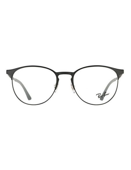 Ray Ban Oftalmico Rb6375 2944 Round Metal Negro Mate Icon | Sunnies...