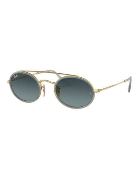 Ray Ban Rb3847n 91233m Oval Double Bridge Azul Degradado | Sunnies.uno