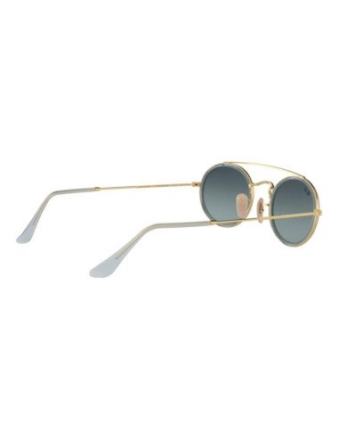 Ray Ban Rb3847n 91233m Oval Double Bridge Azul Degradado | Sunnies.uno