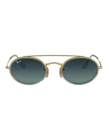 Ray Ban Rb3847n 91233m Oval Double Bridge Azul Degradado | Sunnies.uno