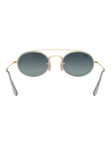 Ray Ban Rb3847n 91233m Oval Double Bridge Azul Degradado | Sunnies.uno
