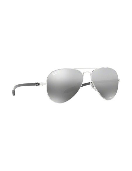 Ray Ban Rb8317CH 003/5J Aviator Chromance Plata Fibra Carbono