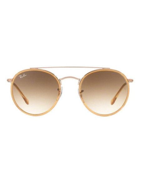 Ray Ban Rb3647n 907051 Round Double Bridge Cafe Degradado | Sunnies...