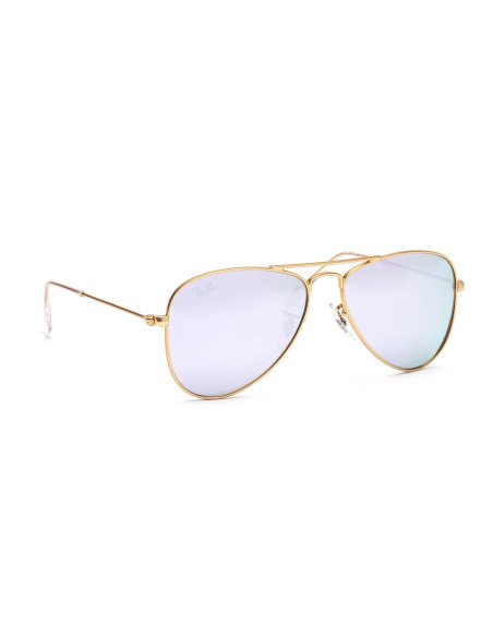 Ray Ban RJ9506S 249/4V Aviator Junior Morado Espejo Dorado