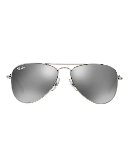 Ray Ban RJ9506S 212/6G Aviator Junior Plata Espejo Gris