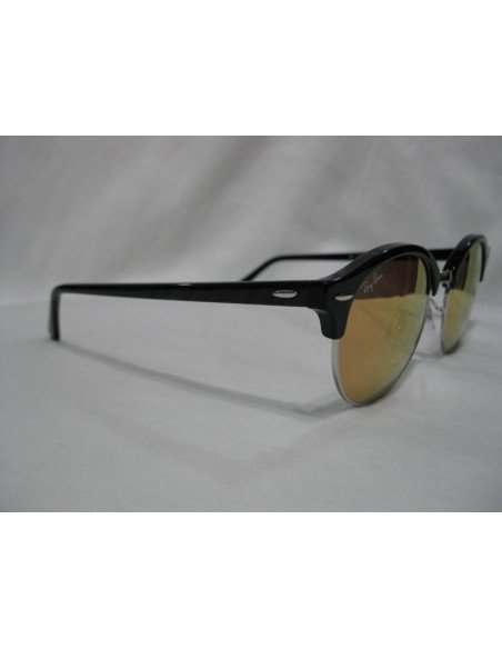 Ray Ban Rb4246 197z2e Clubround Rosa Espejo Negro Original | Sunnie...