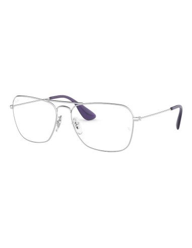 Ray Ban Oftalmico Rb3610v 2501 Caravan Optics Plateado Azul | Sunni...
