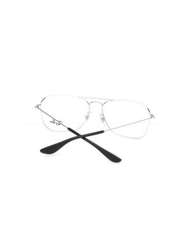 Ray Ban Oftalmico Rb3610v 2501 Caravan Optics Plateado Azul | Sunni...