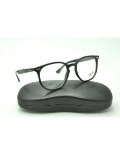 Ray Ban Oftalmico Rb7151 2000 Hexagonal Negro Brillante 2