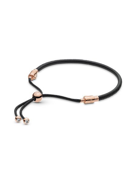 Brazalete Pandora deslizante de cuero Pandora Moments 588059CBK