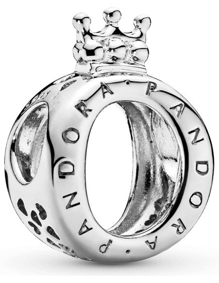Charm Pandora Corona O Logo plata 787401