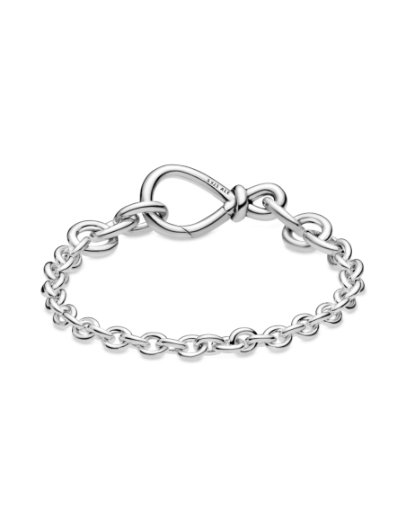 Brazalete Pandora de cadena Nudo infinito grueso 598911c00