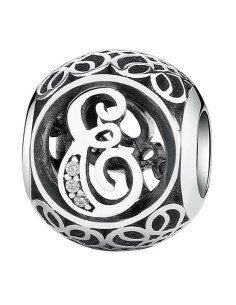 Charm Pandora Letra E Vintage 791849cz pa59