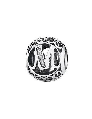 Charm Pandora Letra M Vintage 791857cz pa66