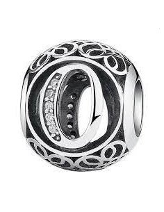 Charm Pandora Letra O Vintage 791859cz pa68