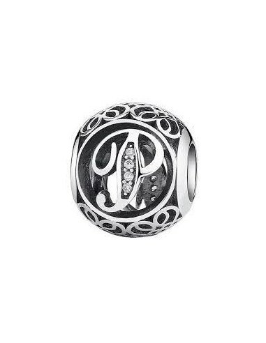 Charm Pandora Letra P Vintage 791860cz pa69