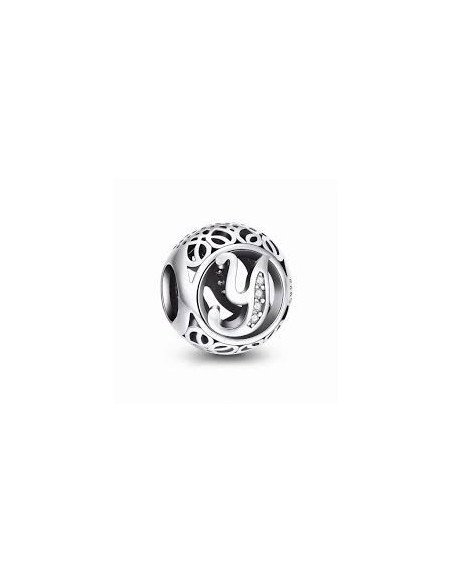 Charm Pandora Letra Y Vintage 791869cz pa75