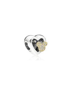 Charm Pandora Corazon Mikey y Minie disney 796463CZ pa83 2