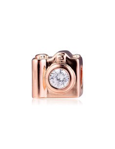 Charm Pandora  Camara Rosa con Circonita Cúbica  787986CZ pa105