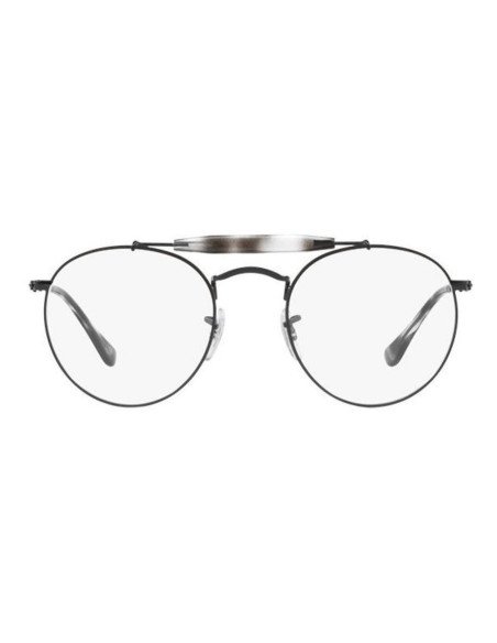 Ray Ban Oftalmico Rb3747v 2760 Round Double Bridge Negro | Sunnies.uno